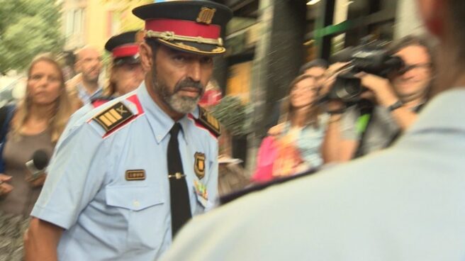 El mayor de los Mossos, Josep Lluis Trapero. El mayor de los Mossos, Josep Lluis Trapero.
