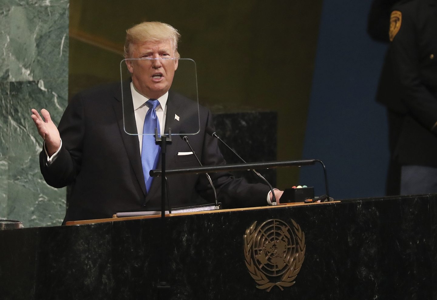 Donald Trump, ante la ONU.