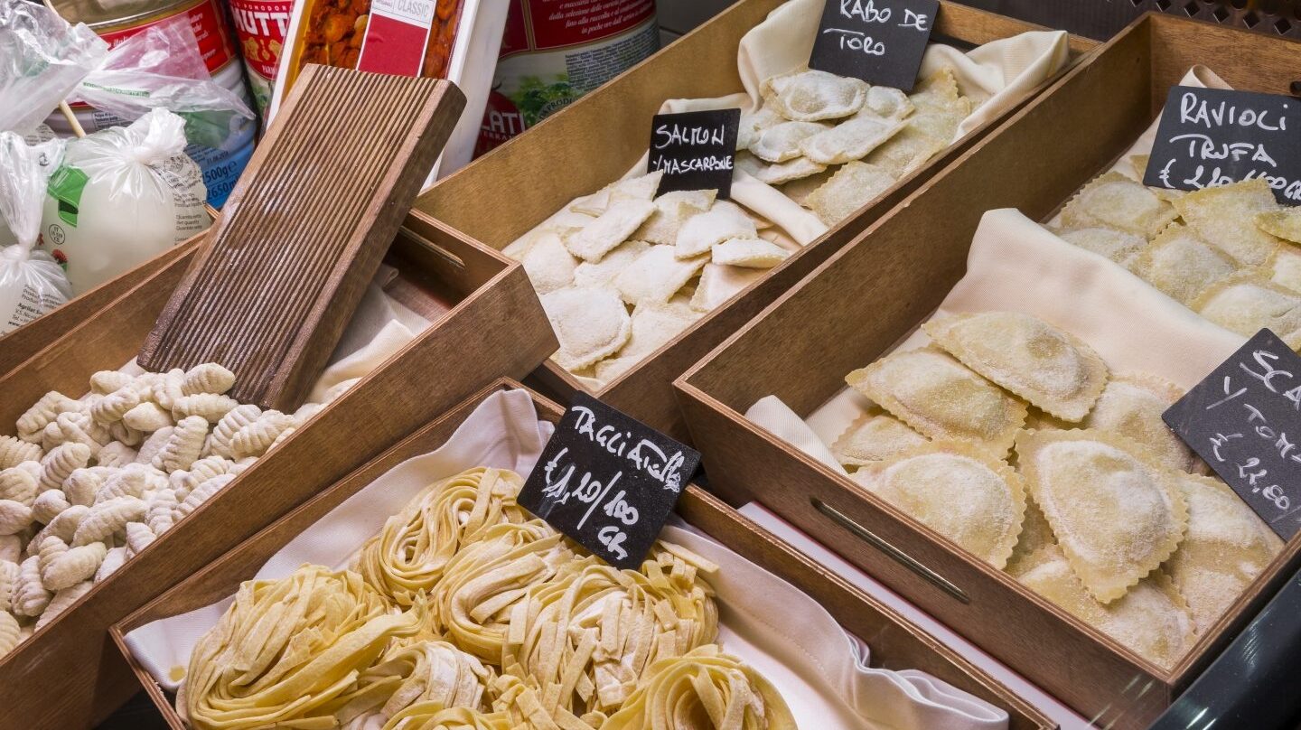 Pasta fresca, a la venta en el restaurante Tu Pasta.