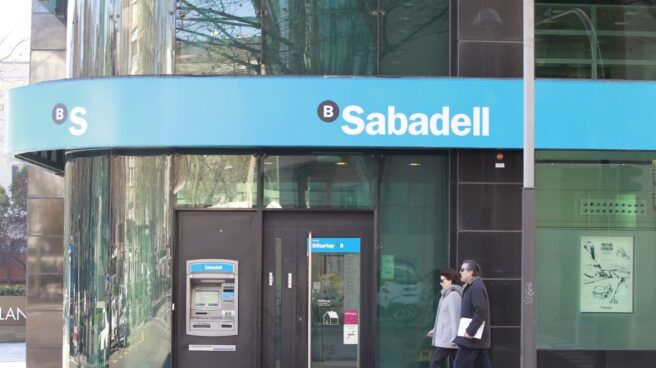 Imagen de archivo de una oficina del Banco Sabadell