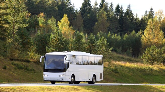 Un autobús interurbano en España.