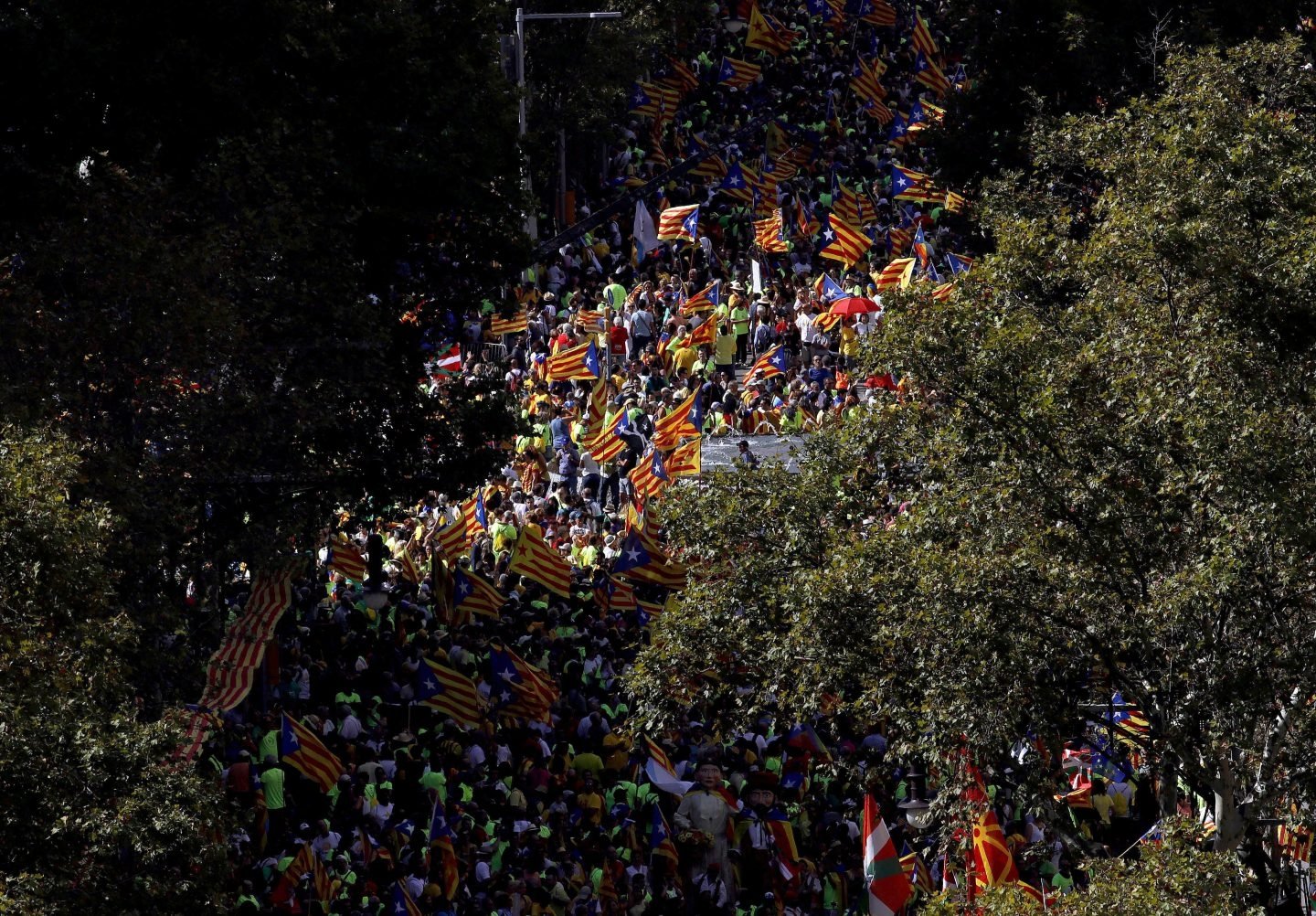 Diada de Cataluña.