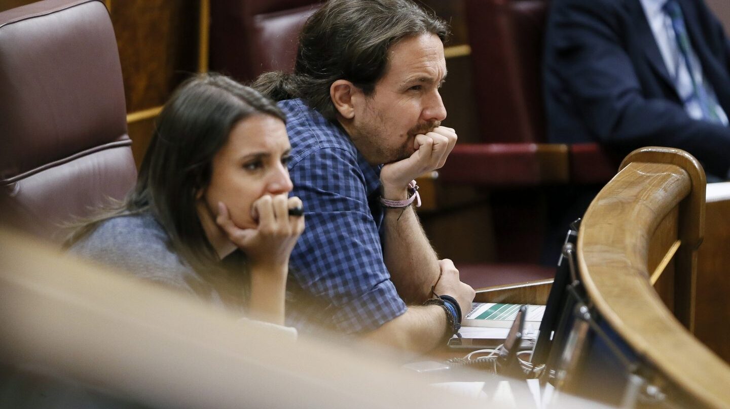 Irene Montero y Pablo Iglesias.