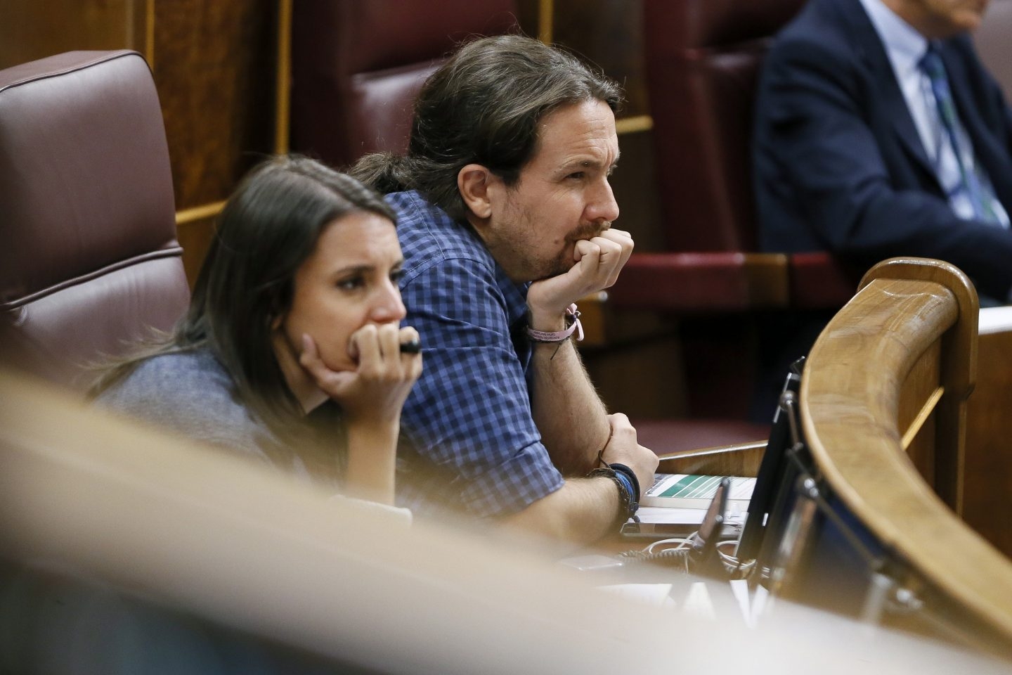 Irene Montero y Pablo Iglesias.