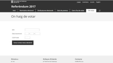 Puigdemont anuncia el link de internet para poder votar en el referéndum