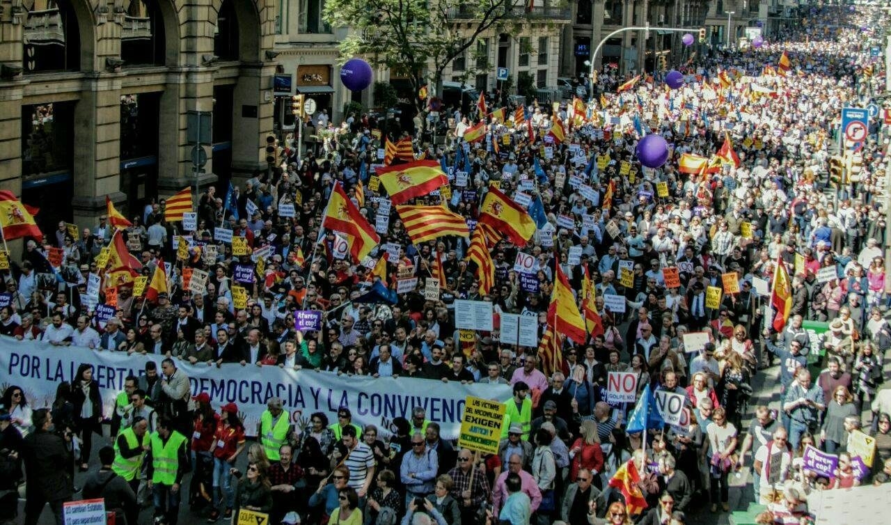 Sociedad Civil Catalana no se manifestará un día antes del 1-O: Interior no quiere 'tensiones'