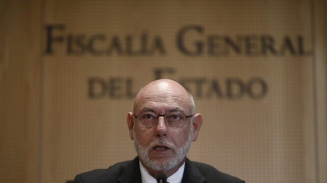 El fiscal general del Estado, José Manuel Maza, en una reciente comparecencia pública.