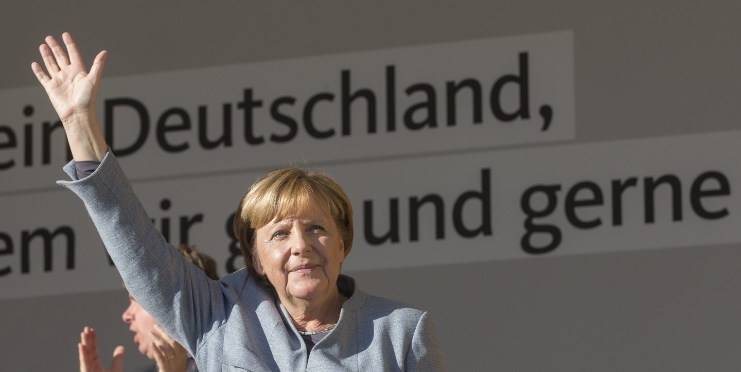 Angela Merkel, la canciller alemana, ganadora de las elecciones por cuarta vez.