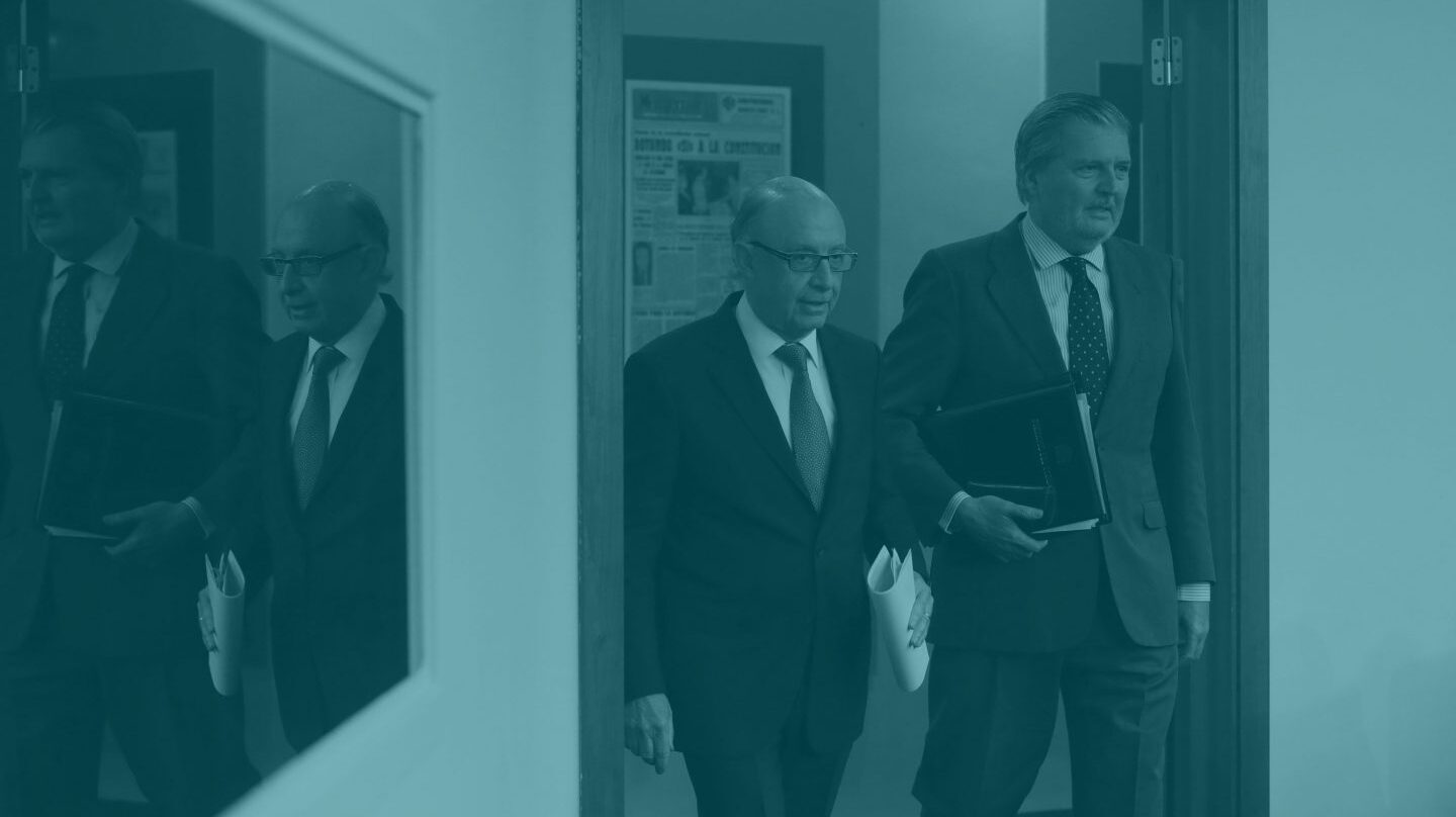 Cristóbal Montoro e Íñigo Méndez de Vigo.