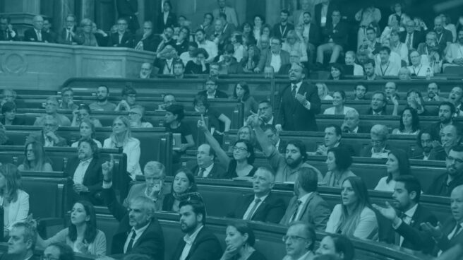 Un momento del pleno del Parlament.