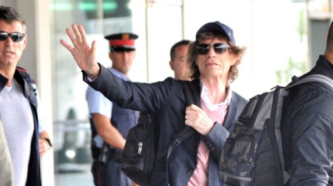 rolling stones Llegada a Barcelona de sus 'satánica majestades'