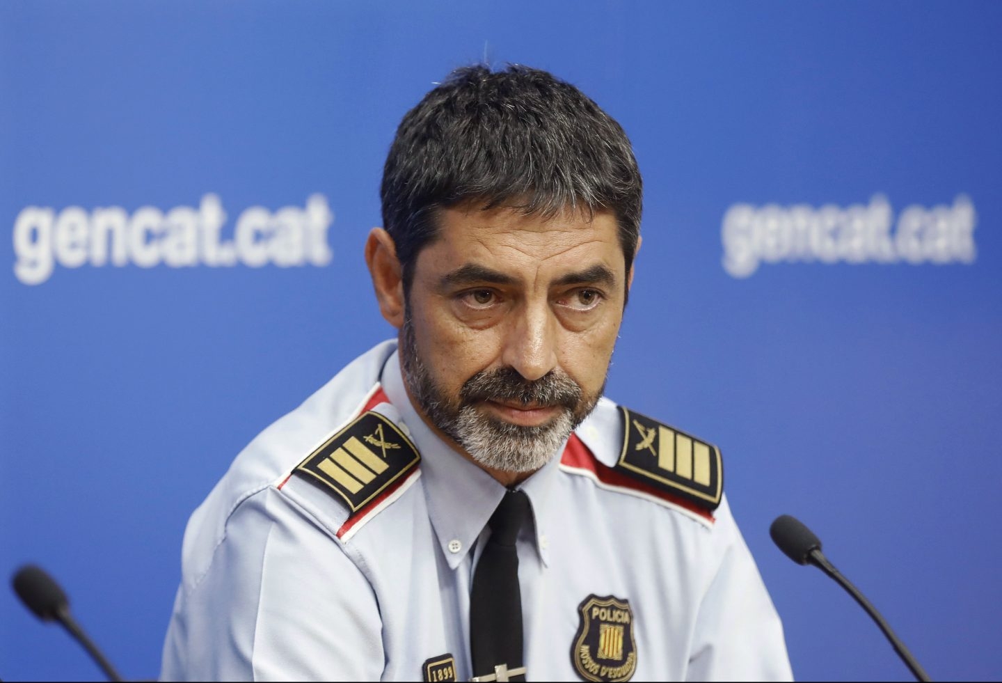 El mayor de los Mossos d'Esquadra, Josep Lluís Trapero.