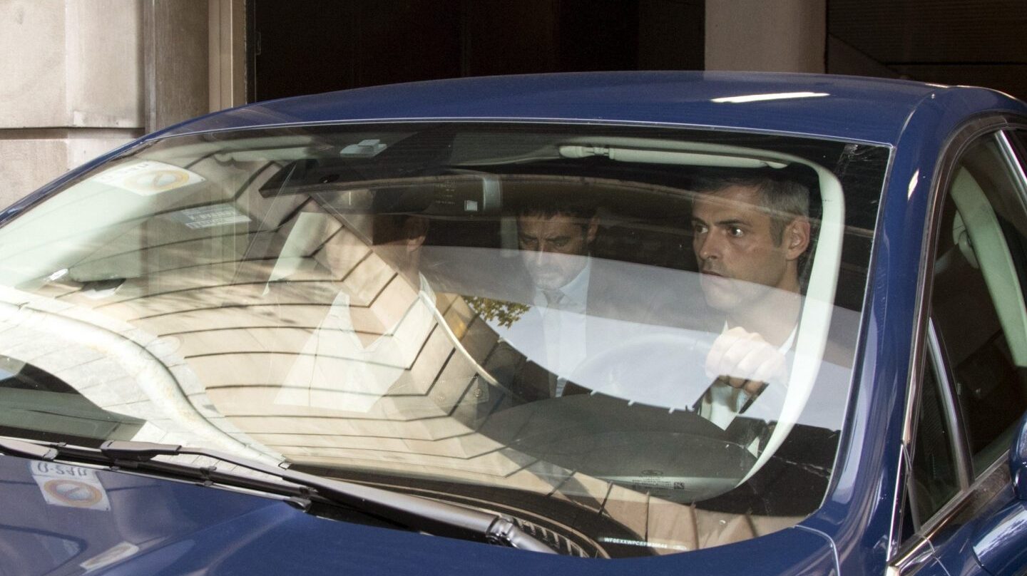 El Mayor de los Mossos d'Esquadra, Josep Lluís Trapero, a su salida de la reunión convocada por la Fiscalía.