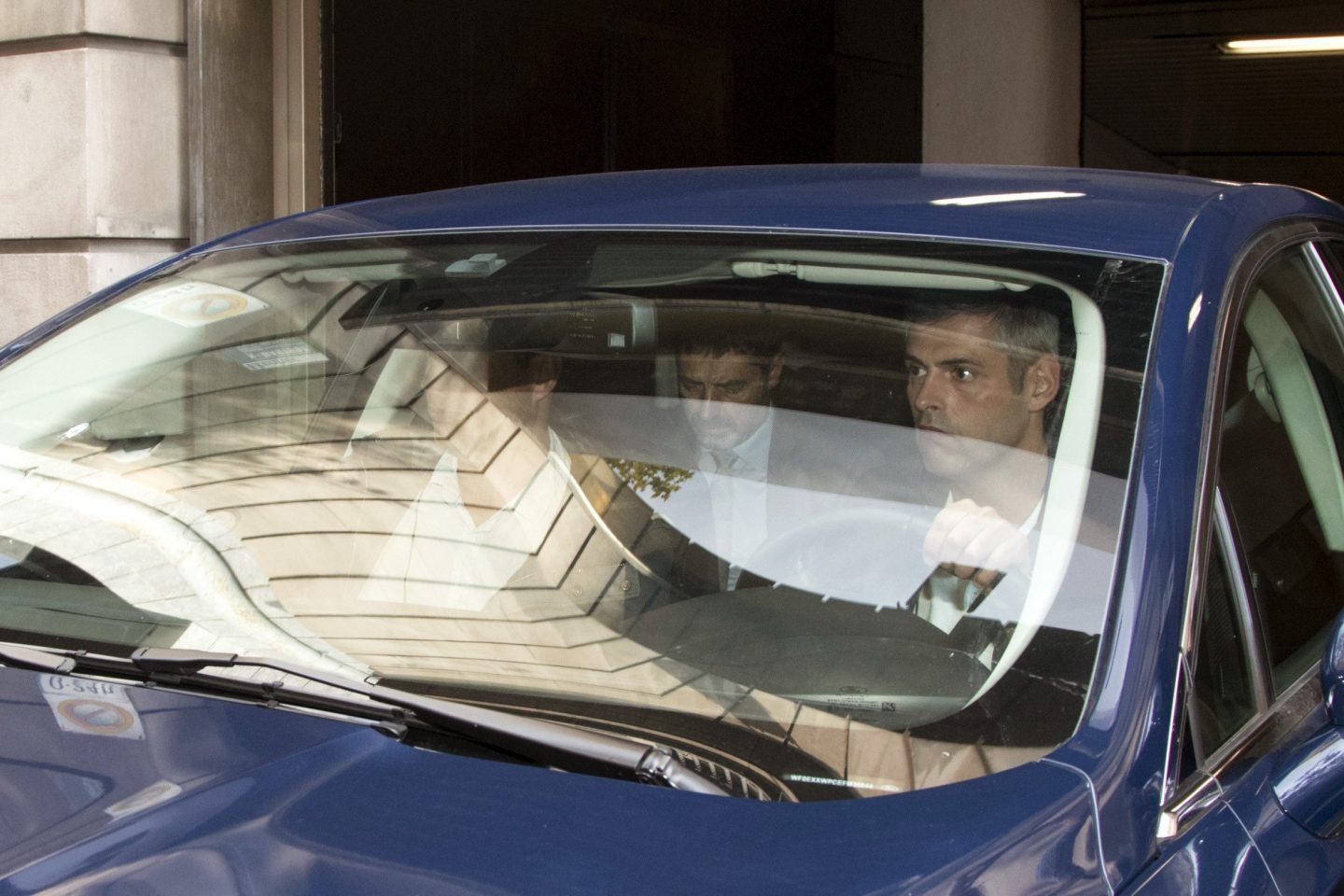 El Mayor de los Mossos d'Esquadra, Josep Lluís Trapero, a su salida de la reunión convocada por la Fiscalía.