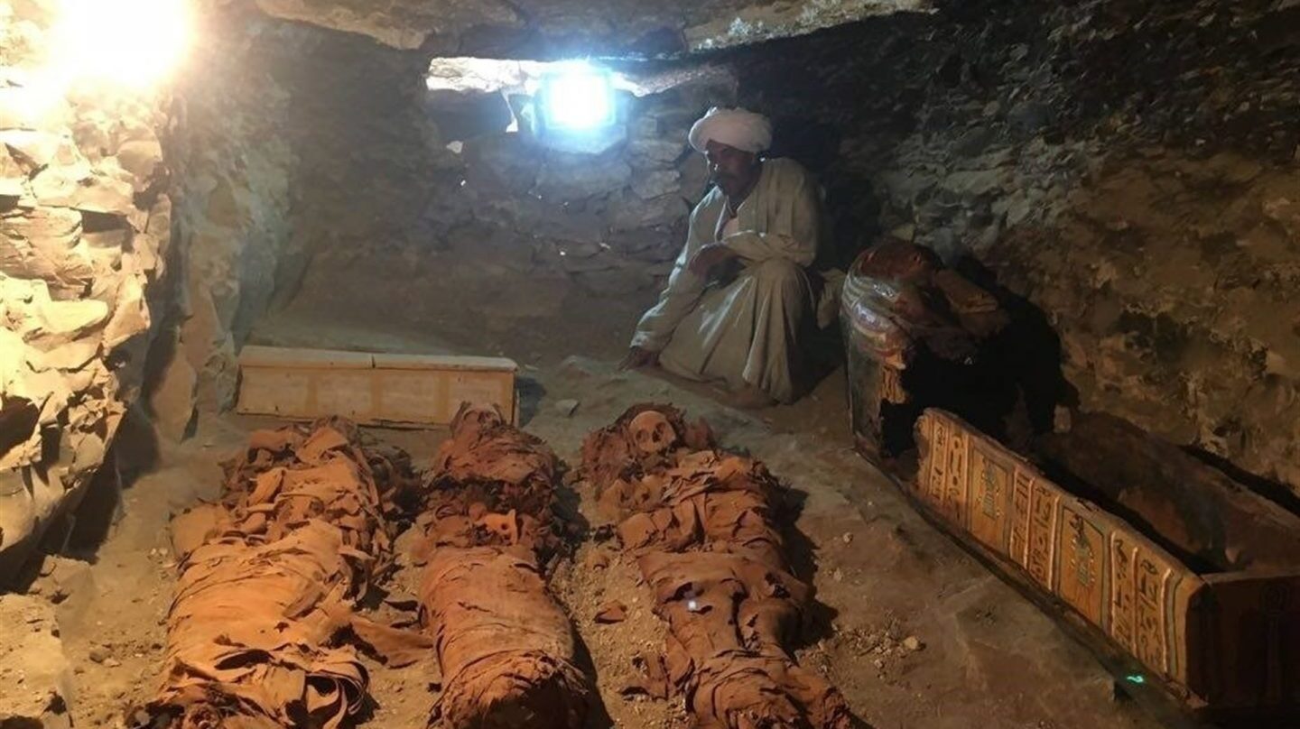 Imagen facilitada por el Ministerio de Antigüedades de Egipto.