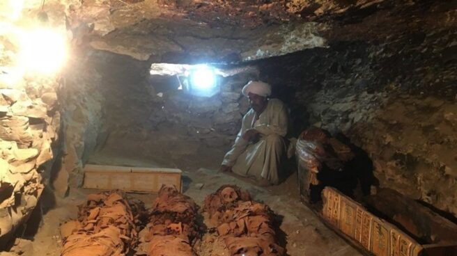tumba en luxor Imagen facilitada por el Ministerio de Antigüedades de Egipto.