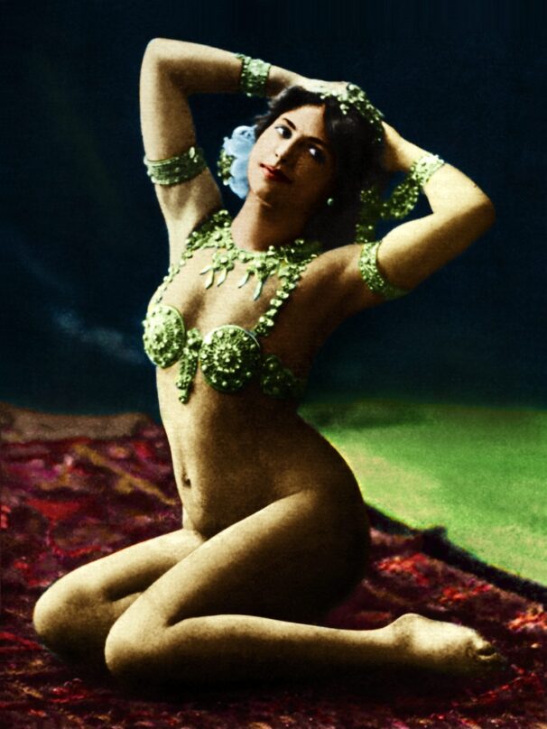 Mata Hari como bailarina en Paris