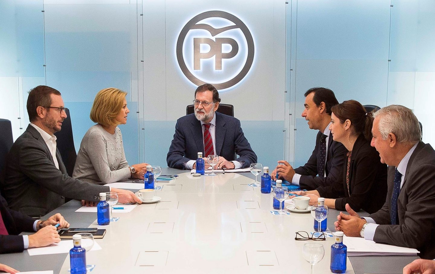 Rajoy reunió ayer a su comité de dirección en Génova