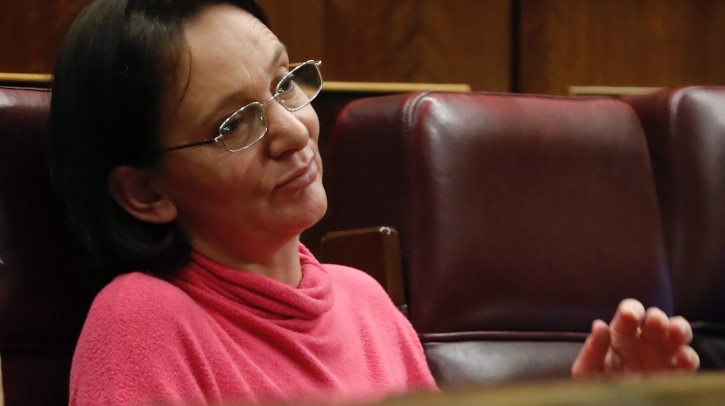 Carolina Bescansa, esta semana en el Congreso de los Diputados.