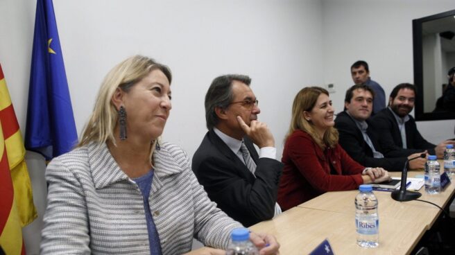 Neus Munté, Artur Mas y Marta Pascal, en el Comité Nacional del PDeCAT.