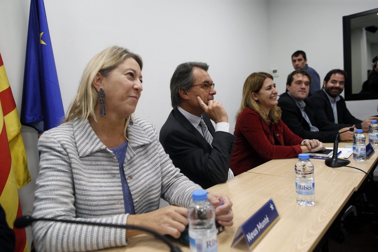 Neus Munté, Artur Mas y Marta Pascal, en el Comité Nacional del PDeCAT.