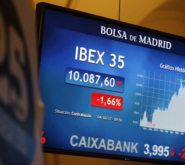 El Ibex sella su mayor caída desde el Brexit por los temores a la crisis catalana