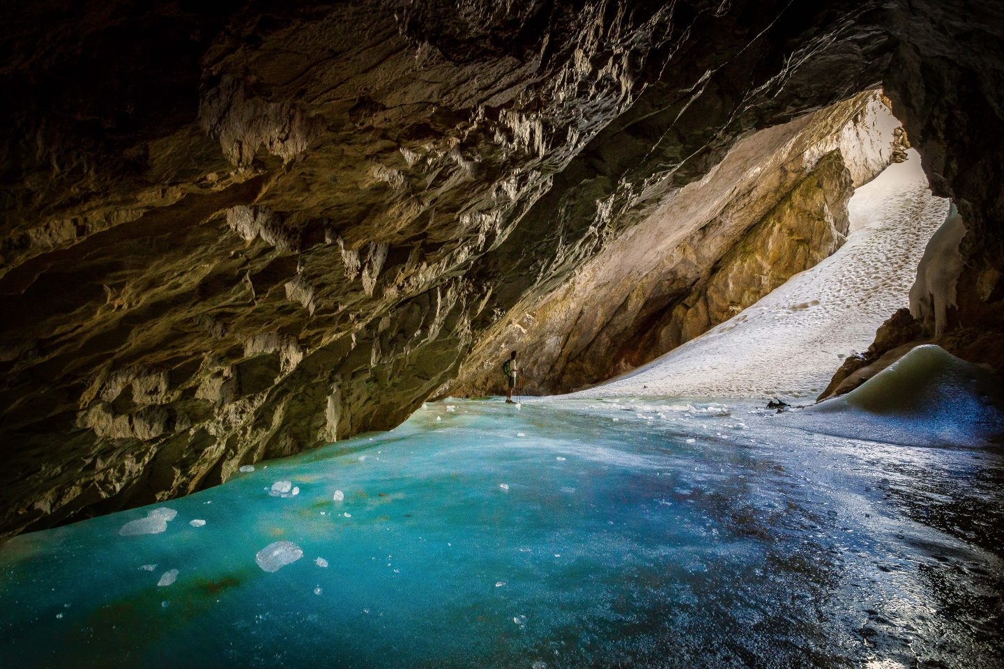 Cueva de hielo de Peña Castil. Foto: Jesús sánchez-bermejo