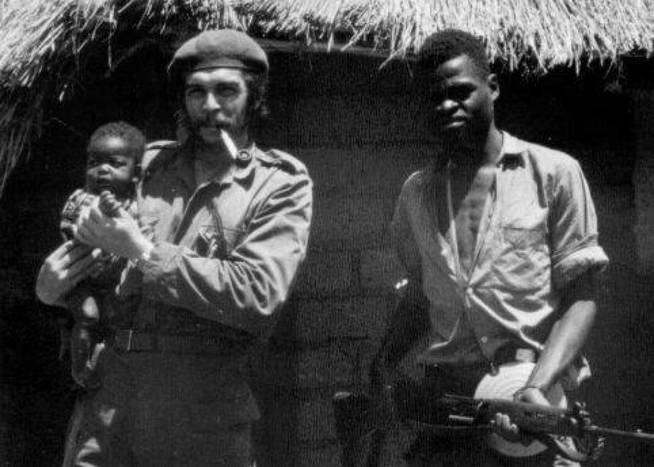 Ernesto "Che" Guevara, durante su estancia en el Congo.