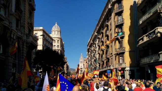 Manifestación 8-O por las calles de Barcelona. Manifestación 8-O por las calles de Barcelona.