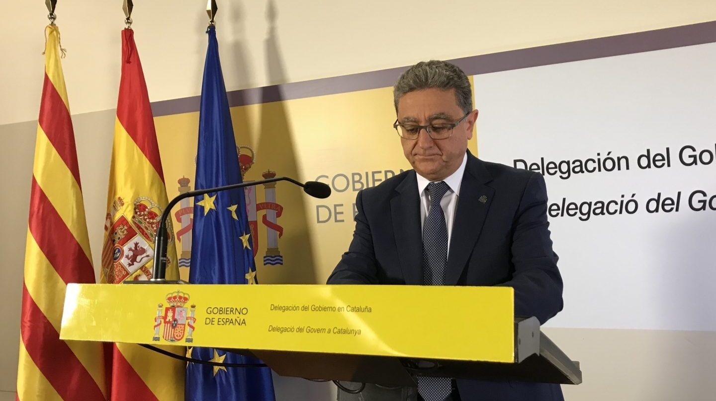 Enric Millo, en la Delegación del Gobierno en Cataluña.