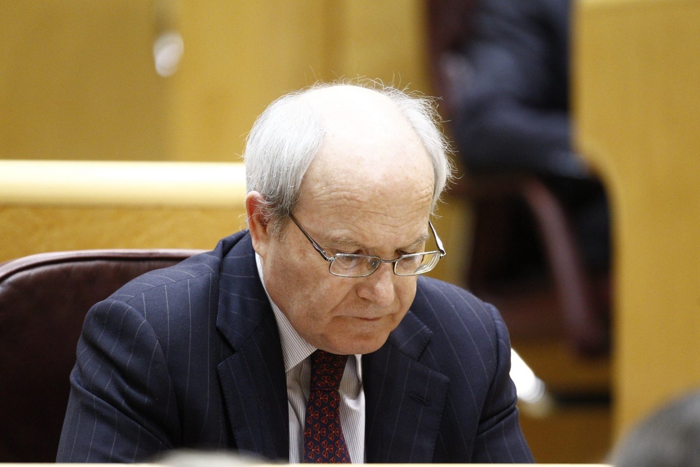 El ex presidente de la Generalitat José Montilla, en el Senado.