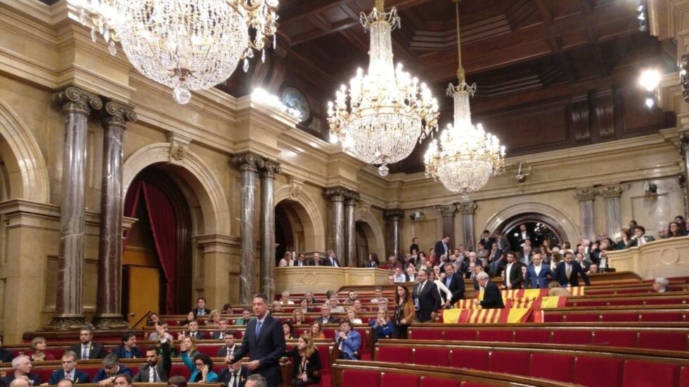 Votación de independencia en el Parlament.