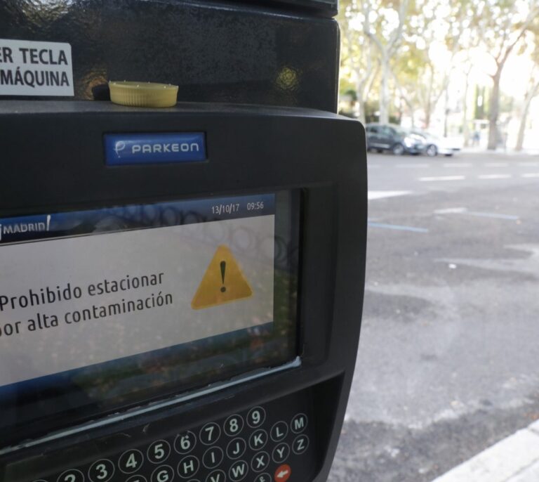 Madrid mantiene para este jueves la prohibición de aparcar en la zona SER