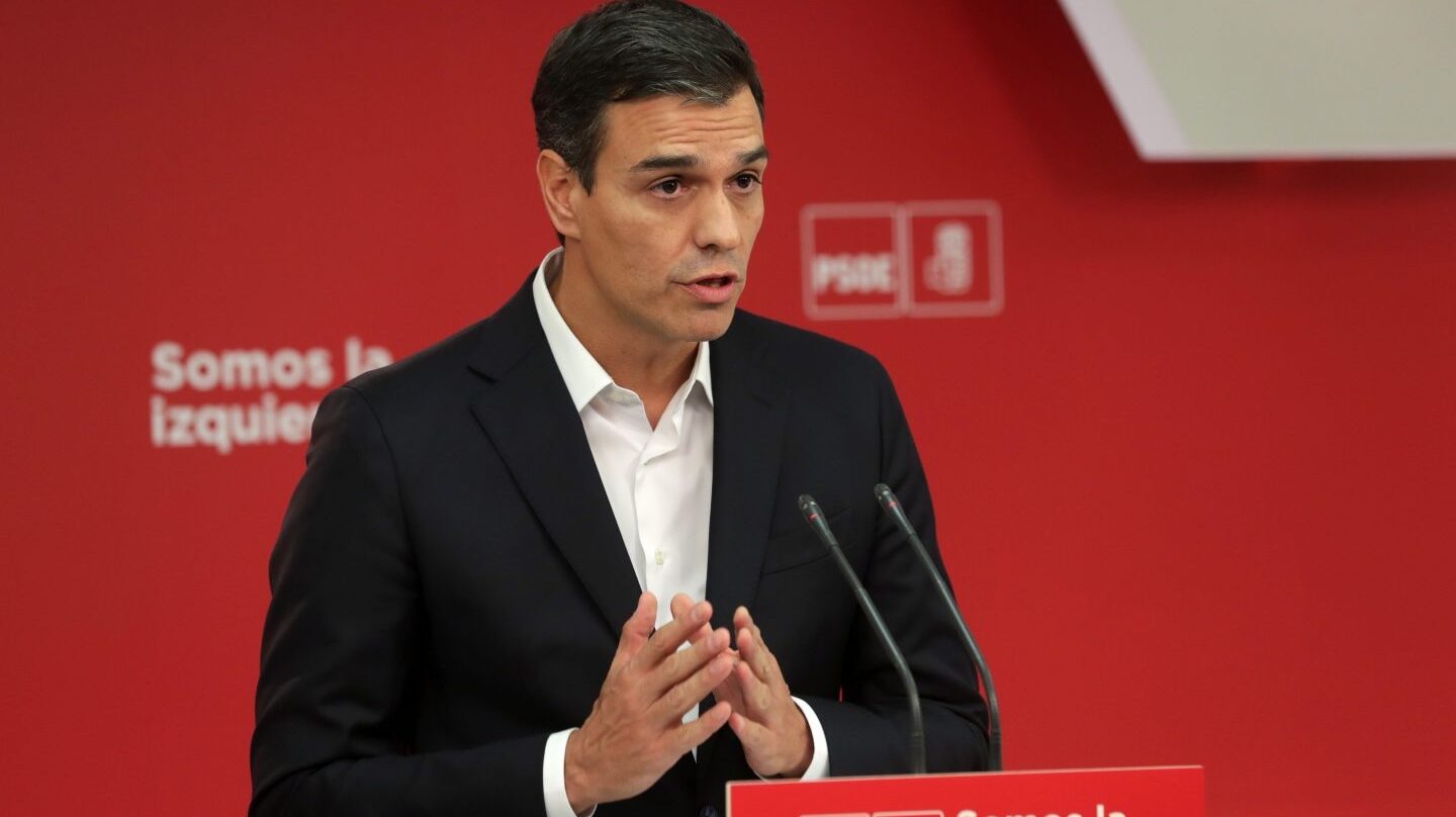 Referéndum 1-O: comparecencia de Pedro Sánchez.