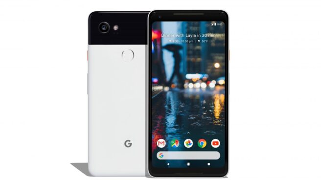 Pixel 2 XL blanco y negro Pixel 2 XL en blanco y negro
