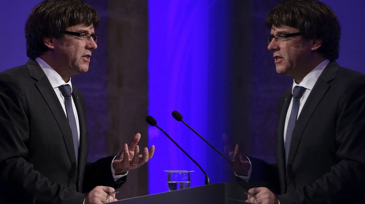Carles Puigdemont, presidente de la Generalitat.