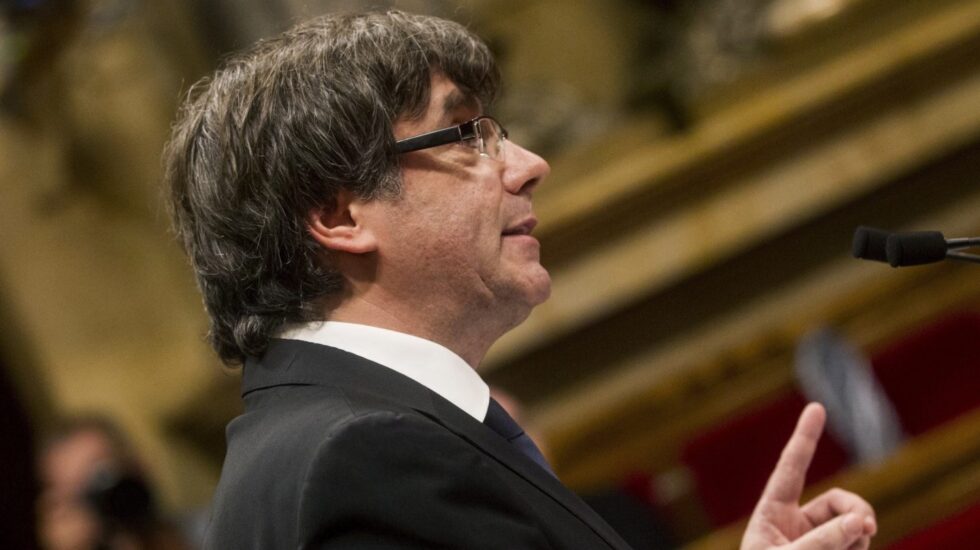 10-O: Discurso de Puigdemont en el Parlament.