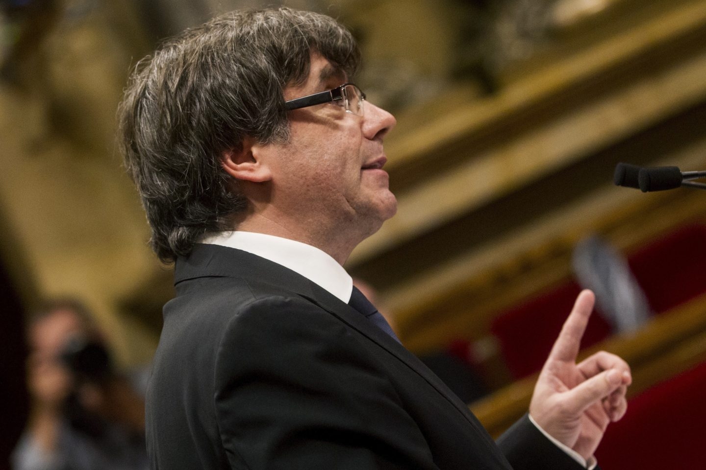 10-O: Discurso de Puigdemont en el Parlament.