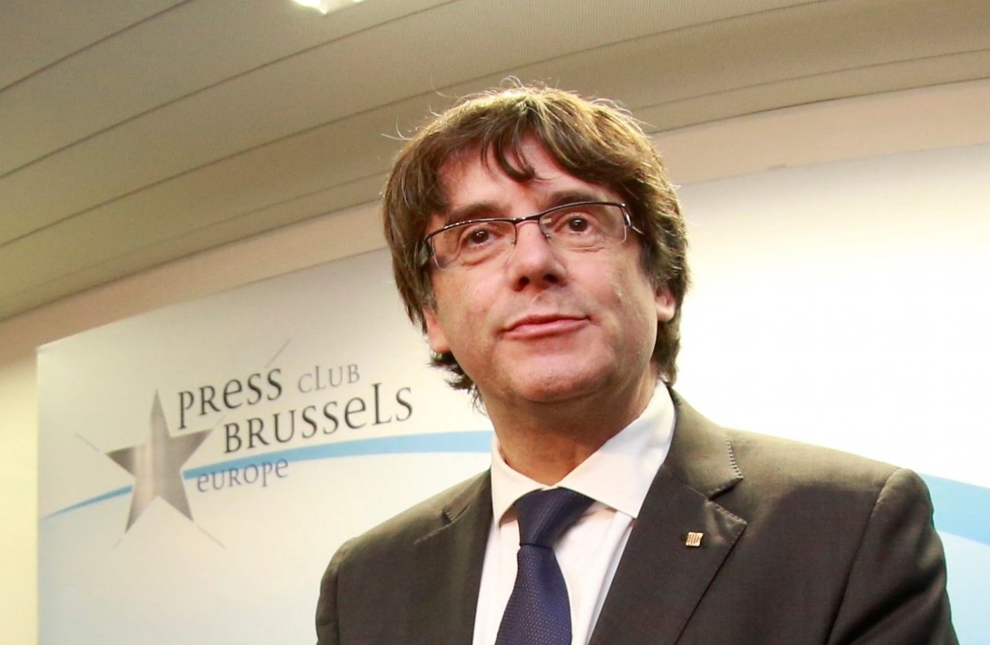 Puigdemont, en una comparecencia en Bruselas.