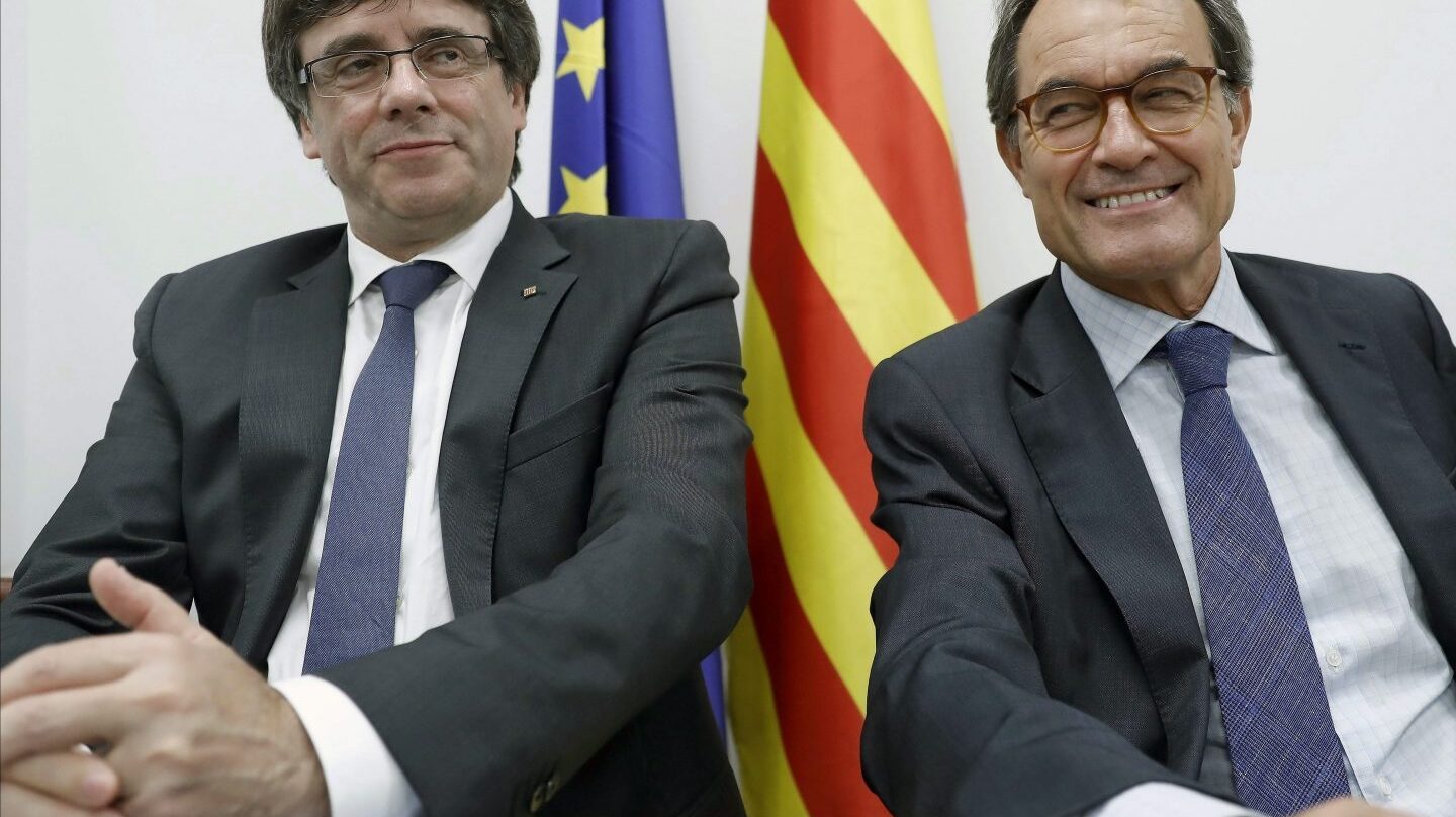 Puigdemont y Mas, en el Comité Nacional del PdeCat.