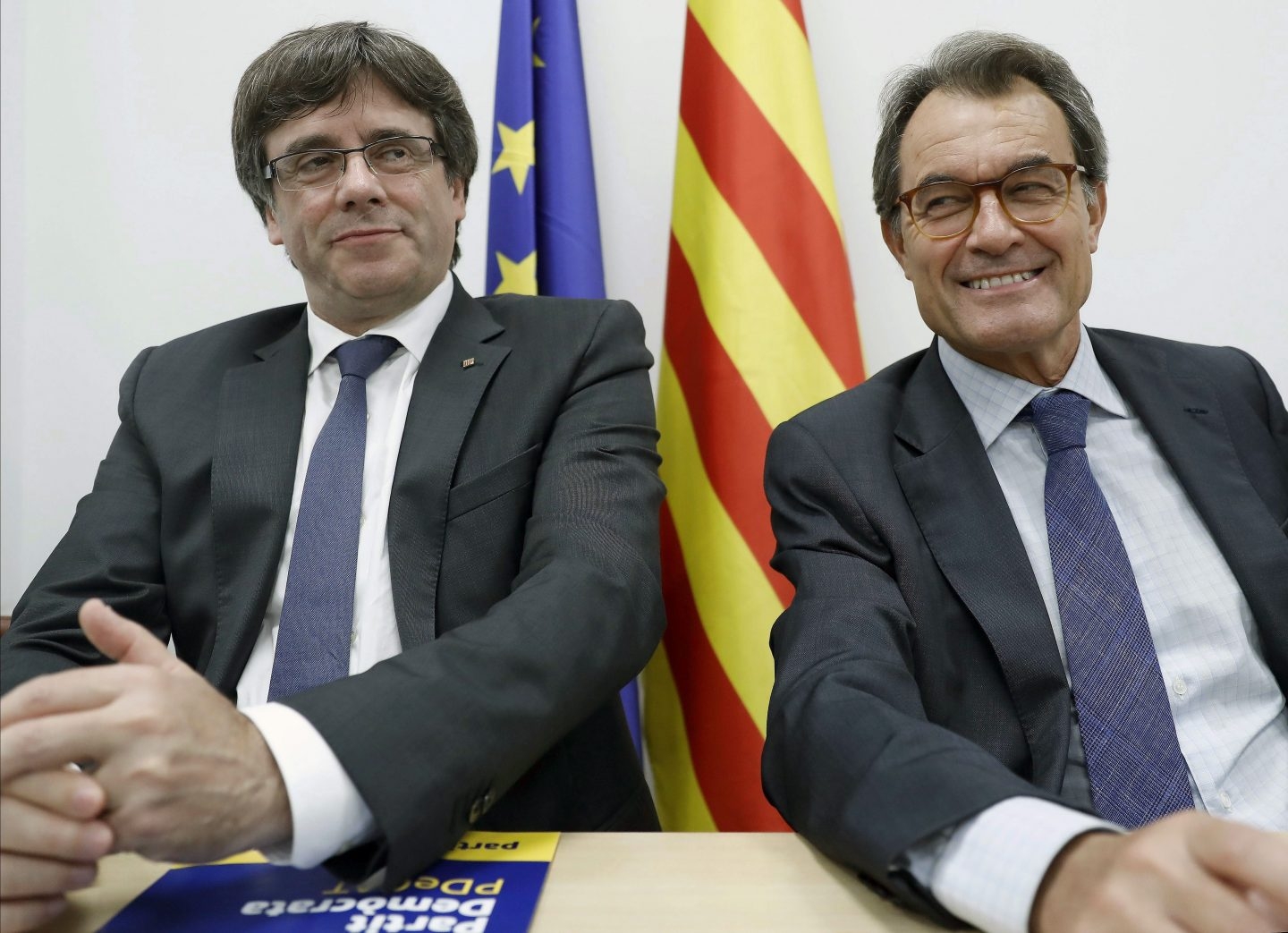 Puigdemont y Mas, en el Comité Nacional del PdeCat.