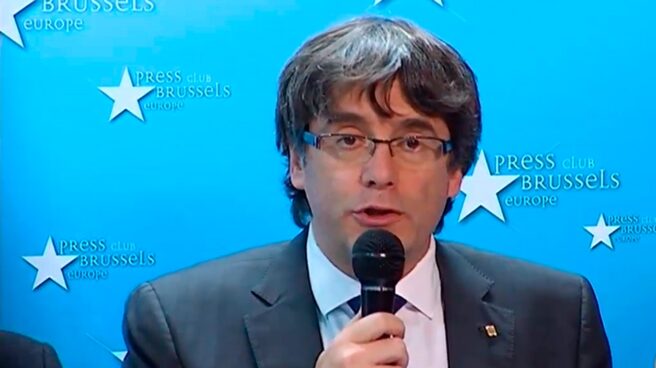 Carles Puigdemont, en Bruselas.