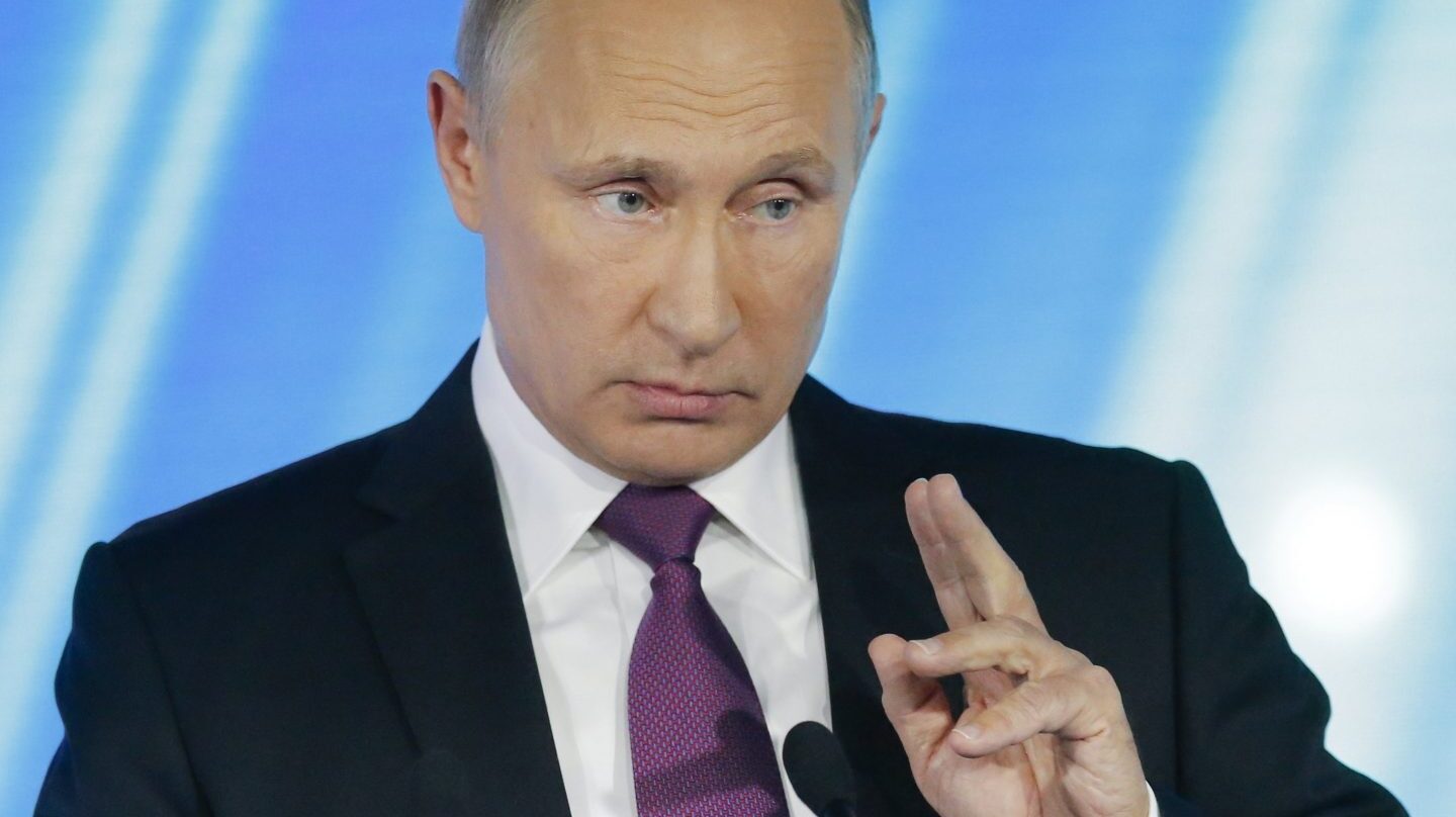 Vladimir Putin, en su intervención en Sochi.