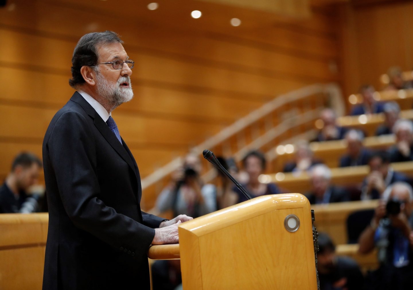 Mariano Rajoy, en el Senado.
