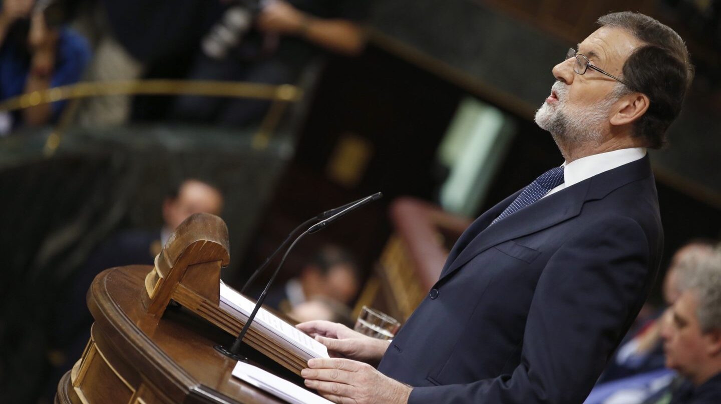 Mariano Rajoy explica al Congreso las medidas sobre Cataluña.