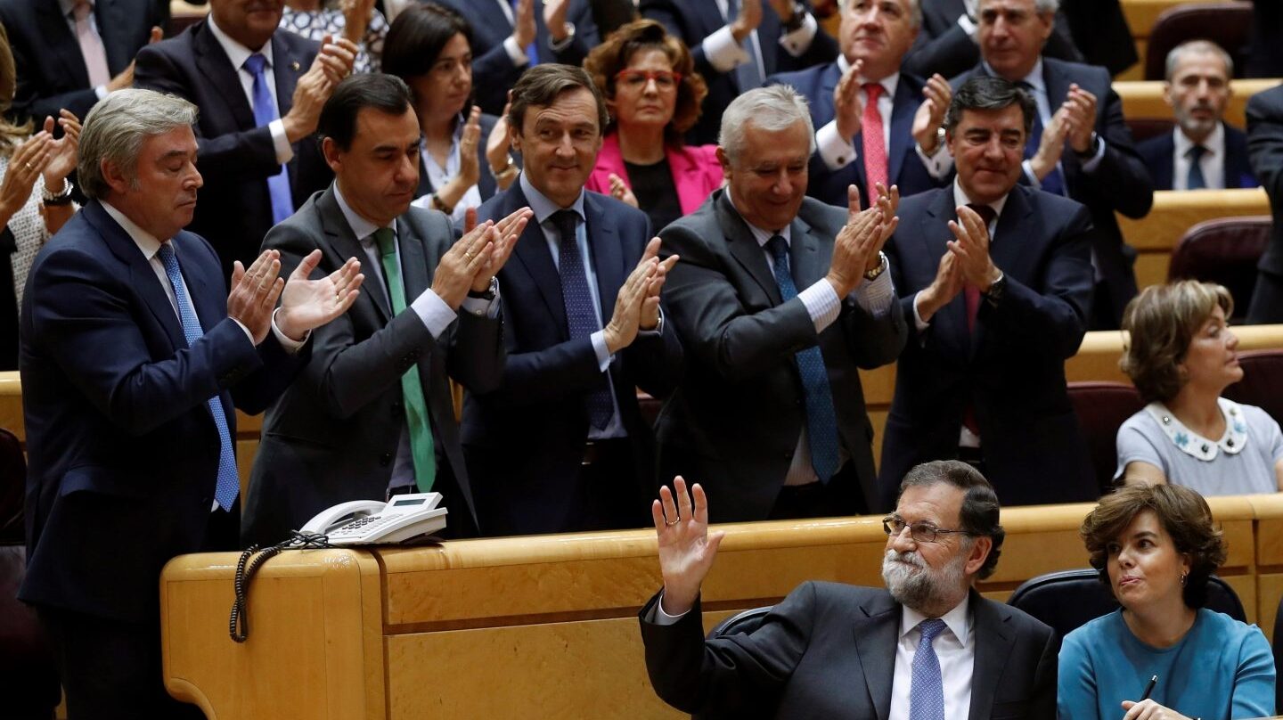 Mariano Rajoy, en el Senado.