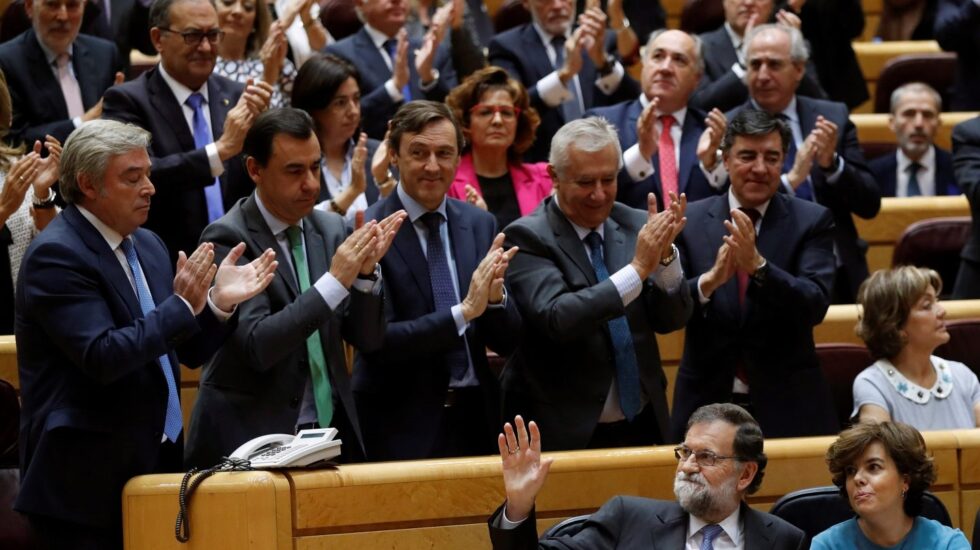 Mariano Rajoy, en el Senado.