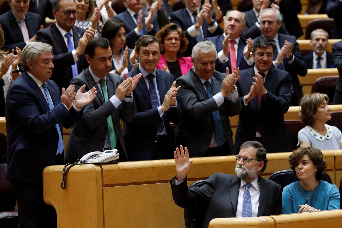 Mariano Rajoy, en el Senado.