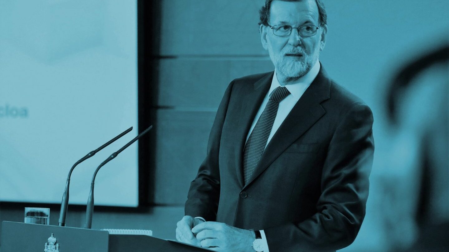 Mariano Rajoy, en su declaración en Moncloa, responde a la declaración de independencia anunciada por el Parlament de Cataluña.