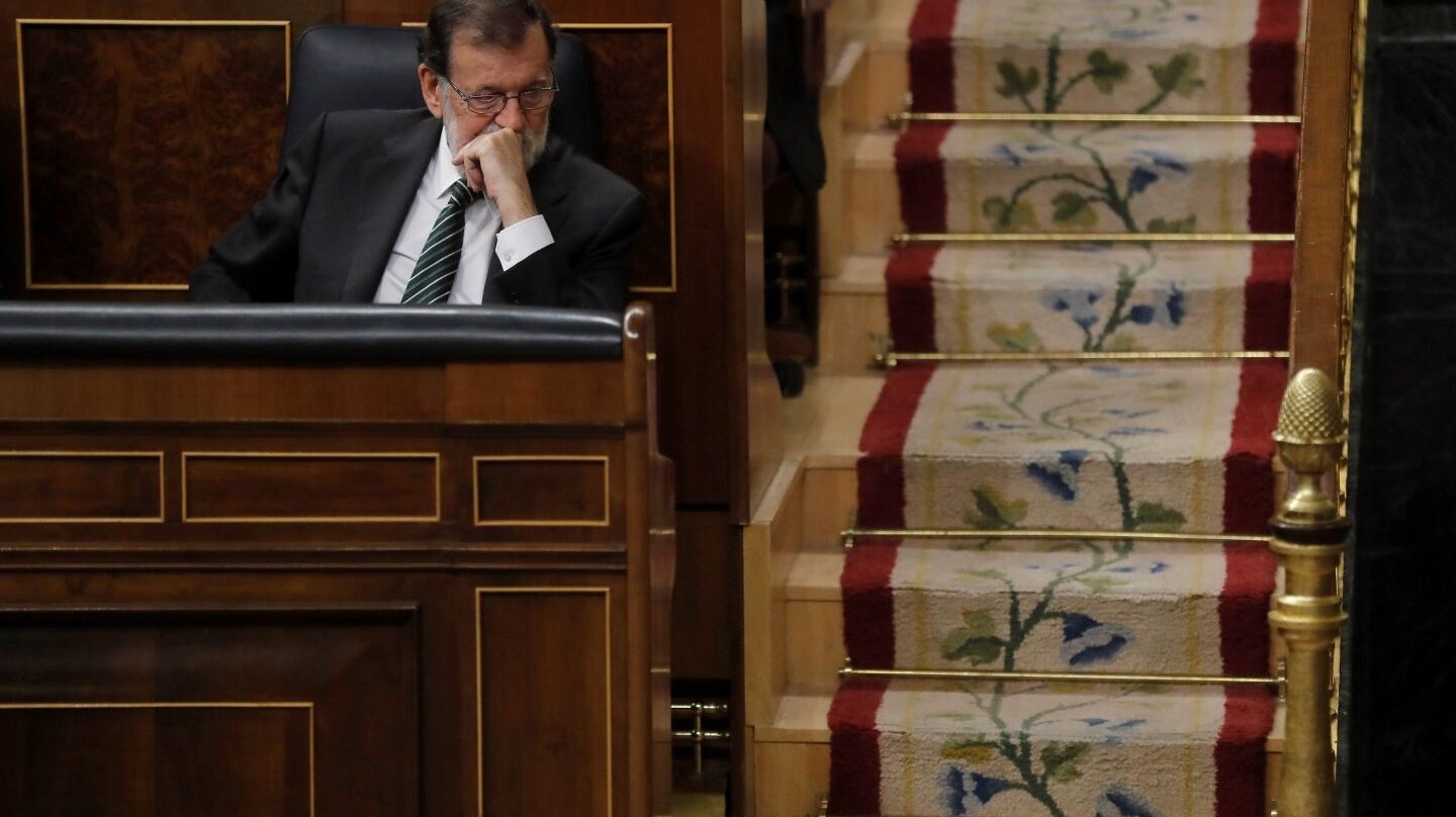 Mariano Rajoy, en el pleno del Congreso